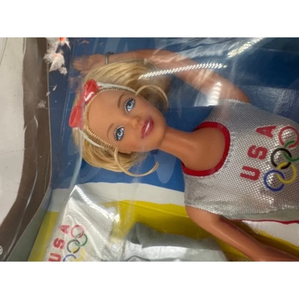 Vintage NEW Mattel Barbie Swimming Champion USA Olympic Doll 1999 Sydney Y2k